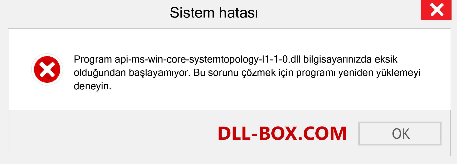 api-ms-win-core-systemtopology-l1-1-0.dll dosyası eksik mi? Windows 7, 8, 10 için İndirin - Windows'ta api-ms-win-core-systemtopology-l1-1-0 dll Eksik Hatasını Düzeltin, fotoğraflar, resimler
